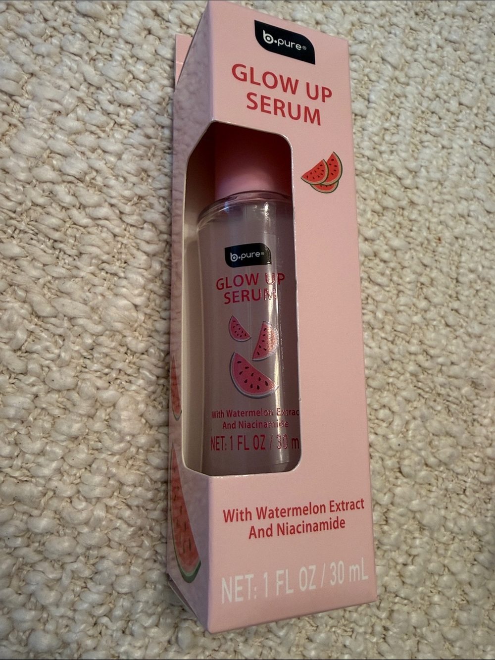 B pure "Glow Up Night Moisturizer" and "Glow Up Serum" set-new in box - Picture 4 of 7